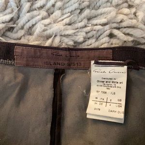 Rick Owens brown suede leggings size small (US 4)